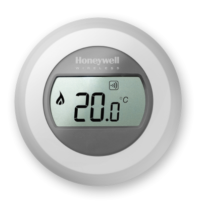  T87RF2025 bezvadu istabas temperatūras regulators (siltai grīdai var likt arī papildus radiatora regulatoram)